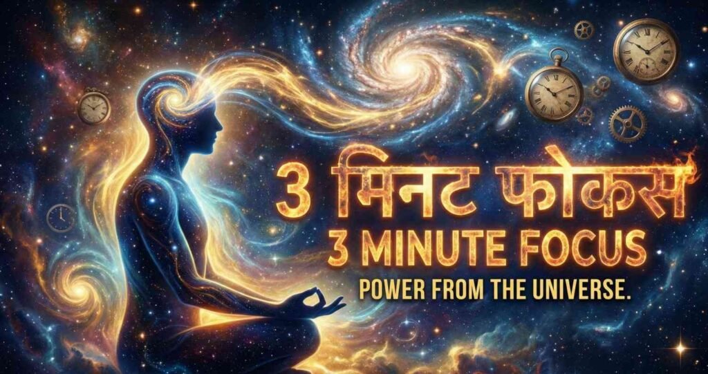 3 मिनट का फोकस