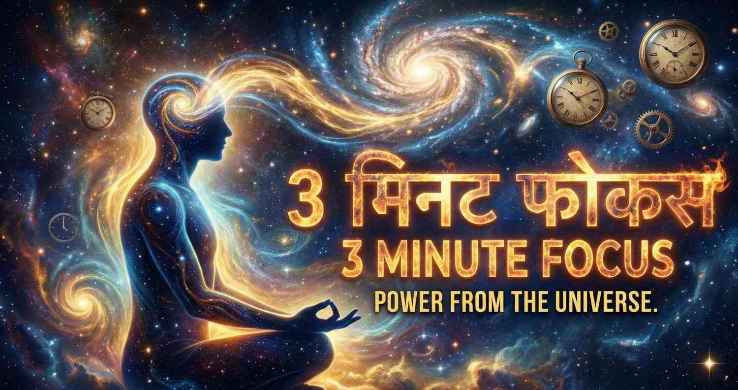 3 मिनट का फोकस